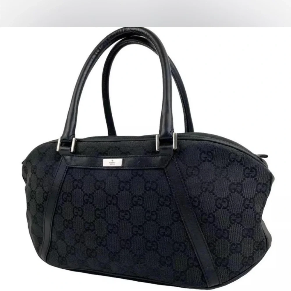 Gucci logo black bag